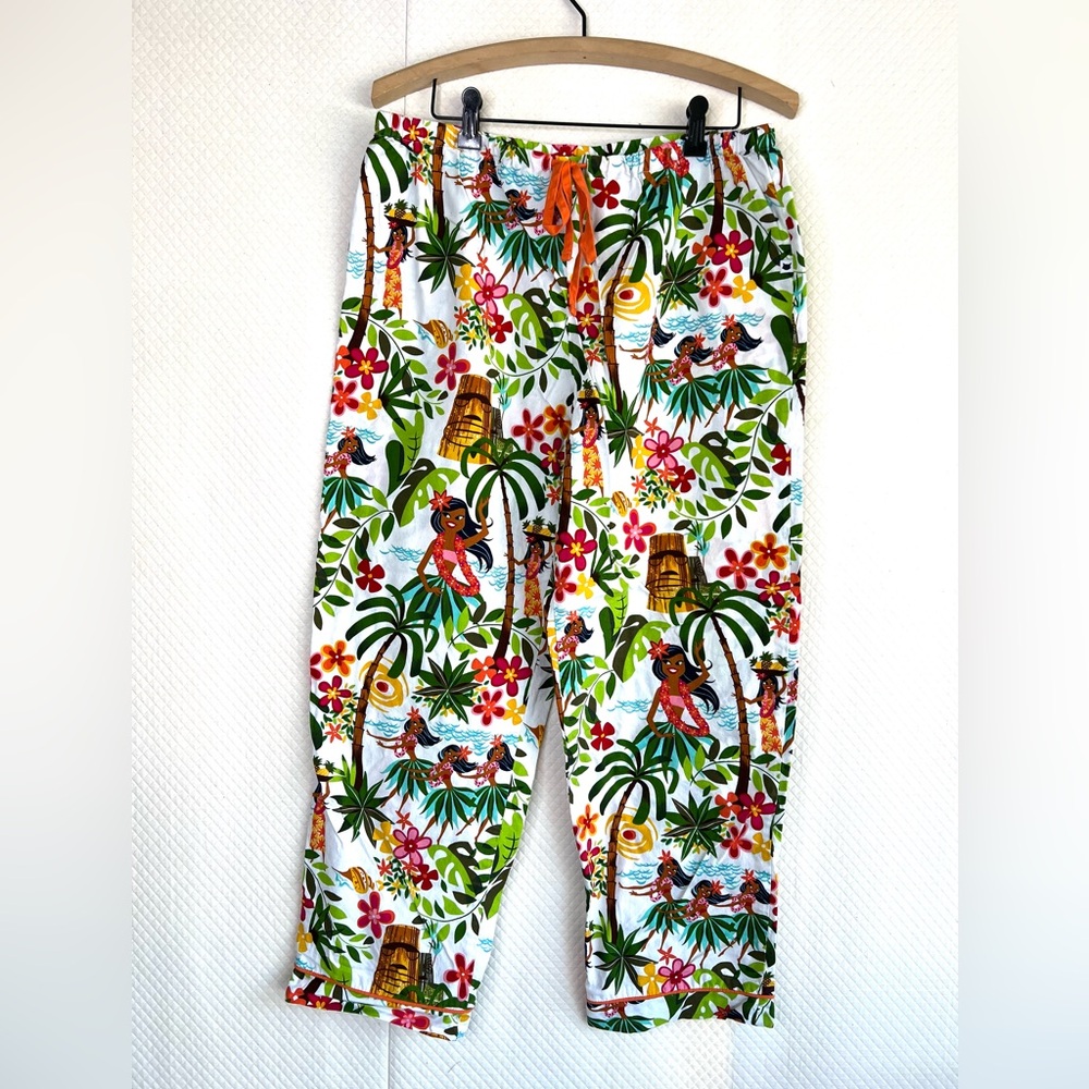 Tropical Print Women's Pajama Pants